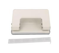 ANKROYU Perforadora Diseño ergonómico Ahorro de mano de obra 2 agujeros 10 hojas Perforadora de escritorio portátil para oficina en casa