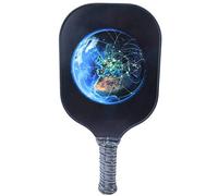 ANKROYU Pickleball de Fibra de Vidrio de Grado Profesional Racquet Ligero de Alto Rendimiento con un Control de Pelota óptimo para el Torneo Deportivo al Aire Libre Juega Negro 15.