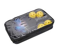 ANKROYU Pickleball de Fibra de Vidrio Profesional de Remo con 4 Bolas y Bolsa de Almacenamiento Raqueta Liviana Premium para Entrenamiento y Juego competitivo Durable PP Core Matte