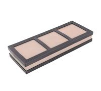 ANKROYU Piedra de afilar para cuchillos profesional, piedra de afilar con base antideslizante, piedra de agua seca y húmeda de doble grano para cuchillos de bolsillo de cocina, Che (Grano Topacio