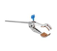 ANKROYU Pinza de laboratorio de aleación de zinc de 4 puntas, soporte ajustable para tubos de ensayo con diseño alargado, antioxidante, para experimentos de química y suministros d