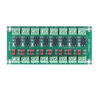 ANKROYU Placa de Aislamiento optoacoplador de 8 Canales Módulo Aislado fotoeléctrico con Salida desplegable de Alto Nivel para Sistemas de Control Industrial Proyectos de robótica