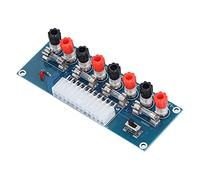 ANKROYU Placa de Fuente de alimentación ATX Módulo Revestido de Cobre de 24 Pines con 4 Salidas de Voltaje y protección para proyectos de Bricolaje de computadora y Pruebas electró