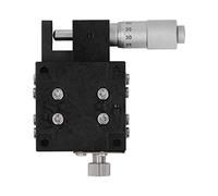 ANKROYU Plataforma de traducción de escenario lineal Etapa de deslizamiento manual 40x40mm Precisión X Ejes Guía para instrumentos ópticos Accesorios Maquinaria de producción Aleac