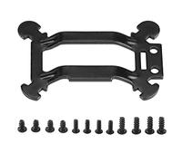 ANKROYU Pro Gimbal Tablero de amortiguación Soporte de amortiguador Placa colgante RC Drone Estabilizador de cámara Reemplazo Accesorios de metal Negro 4x2.7x0.3cm