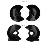 ANKROYU Protector de rueda de amoladora Cubierta protectora negra rociada de acero de alta velocidad para amoladora angular Tipo 200 Piezas de repuesto duraderas 227 mm de diámetro