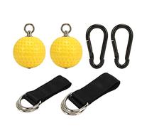 ANKROYU Pull Up Ball Grip Mangos de entrenamiento multifuncionales antideslizantes con correas para fuerza, fitness, escalada, entrenamiento, barra interior y exterior, ejercicio,