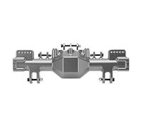 ANKROYU RC Carcasa de eje de metal Reemplazo de carcasa de puente para Losi LMT escala 1/8 RC Car Pieza de actualización de aleación de aluminio resistente con acabado anodizado (Color)