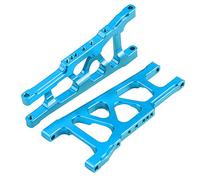 ANKROYU RC Partes de suspensión de alta resistencia de aluminio pesado Kit de suspensión trasera trasera de aluminio CNC Piezas de actualización anodizada mecanizada para Traxxas S (SLA007B AZUL)