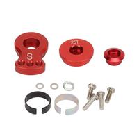 ANKROYU RC Servo Arm 25T Aleación de aluminio Dirección Servo Horn Protección de descarga Reemplazo de engranaje de servo para autos RC de 1/10 RC 3 piezas con arandelas y tornillo (Petirrojo)