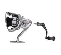 ANKROYU Reel de pesca giratoria de agua salada, diseño a prueba de óxido de aluminio de acero inoxidable, de frenos de servicio pesado para recuperación suave, carrete de pesca en (1000)