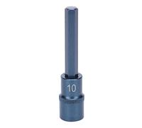 ANKROYU Reemplazo hexadecimal de reemplazo de alto rendimiento Anti -Slip Destornillador Socking Socket de 100 mm x 10 mm Lea de acero de aleación de acero para mecánica y entusias