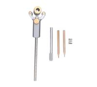 ANKROYU Regla de trazado de lineal para carpintería profesional Aleación de aluminio de alta precisión Herramienta de dibujo de líneas paralelas de acero inoxidable Marcado de rue