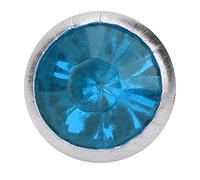 ANKROYU Remaches De Diamantes De Imitación Acrílicos, B Diamante Acrílico De 8 Mm Decorativo, Remaches De Cristal Accesorio Para Ropa Con Pernos DIY Cristal Con Borde Plateado(C)