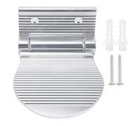 ANKROYU Reposapiés Antideslizante de Aluminio Espacial Resistente, Pedal montado en la Pared para Pasillo, Entrada, baño, Ayuda para pulir Zapatos, Duradero, a Prueba de óxido, 15, (Pago)