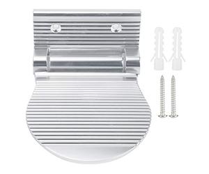 ANKROYU Reposapiés Antideslizante de Aluminio Espacial Resistente, Pedal montado en la Pared para Pasillo, Entrada, baño, Ayuda para pulir Zapatos, Duradero, a Prueba de óxido, 15, (Pago)