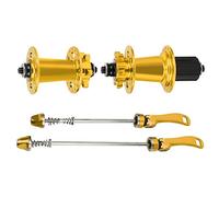 ANKROYU Rodamiento de buje Premium para bicicleta de montaña, de alta velocidad, duradero, de aleación de aluminio 7075, con 4 rodamientos sellados para rueda XD HG 8 de 11 veloc (Oro)