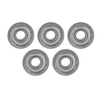 ANKROYU Rodamientos de bolas de brida premium Rodamientos de acero sellados a alta velocidad para robótica y sistemas de transmisión 12x32x10 mm 5 paquete