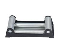 ANKROYU Rodillo de cabrestante Fairlead, 4 rodillos resistentes, capacidad de 12000 lb, guía de cable de hierro de acero de alta resistencia para camiones todoterreno, cabrestantes