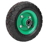 ANKROYU Rueda de neumático de caucho inflable de alta resistencia de 6 pulgadas para carros y carros industriales con banda de rodadura antideslizante Capacidad de carga de 250 kg