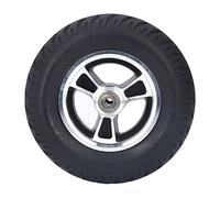ANKROYU Rueda para silla de ruedas, rueda de PU, aleación de acero, reemplazo de neumático para andador, conjunto de rueda para silla de ruedas, reemplazo de rueda para silla de