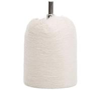 ANKROYU Ruedas para pulir, Rueda para pulir de tela blanca de algodón, Rueda para pulir de tela cilíndrica con mango, Rueda para pulir de algodón para joyas de metal (Tipo cilíndrico 60 mm)