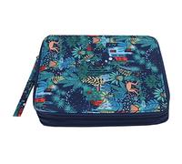 ANKROYU Sac de Rangement pour Crayons, Sac Design à compartiment de Grande capacité, Sac à cosmétiques Portable, Grand Sac à Crayons pour Ranger Les pinceaux, outils de maquillage