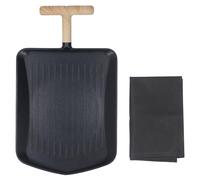 ANKROYU Sartén antiadherente para parrilla, placa multifuncional para barbacoa, sartén para cocinar, distribución uniforme del calor para cocina interior y exterior, camping, aleac