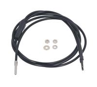 ANKROYU Sensor de fibra óptica TP 24D Alta precisión 0 a 170 mm Distancia de medición Rosca M3 Reflexión lineal Sensor de fibra óptica digital Cable de 1 m para electrónica automot