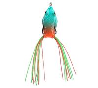 ANKROYU Señuelo de Rana Artificial Realista para Pesca de Cabeza de Serpiente, Cebo de baño Suave con Ganchos Afilados, acción de natación Realista, Material plástico, Cebo Ligero (3#)