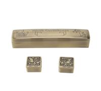 ANKROYU Soporte de desplazamiento para certificados Tubo de almacenamiento de diplomas de aleación de zinc vintage con 2 cajas decorativas para graduados Profesionales Estudiantes