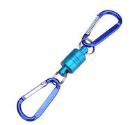 ANKROYU Soporte de Liberación de Red de Pesca con Mosca Clip de Aleación de Aluminio Premium con Imán Súper Fuerte para una Fijación Segura de la Red al Chaleco Mochila Equipo de P (Azul)
