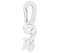 ANKROYU Soporte de Manguera para regulador de Buceo, Hebilla de liberación rápida, Accesorios BCD, Clip de plástico Equipo de Buceo Submarino, Blanco, Rosa, 10 (Blanco)