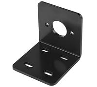 ANKROYU Soporte de motor 775 Soporte de ángulo recto de alta dureza Base fija para perforación DIY Pulido Aleación de metal resistente Construcción de acero inoxidable de aluminio