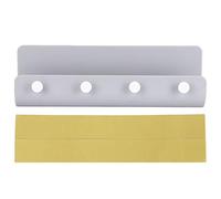 ANKROYU Soporte para llaves montado en la pared, 4 ganchos, organizador para colgar llaves con almohadillas adhesivas fuertes, no requiere perforación, para llaves, sombreros, uten