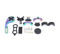 ANKROYU Soporte telescópico para computadora de Bicicleta de aleación de Aluminio 660 Diseño retráctil Resistente y Duradero Compatible con cronómetros Bryton Cateye Incluye Adapta