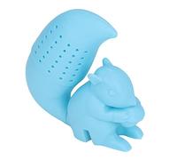 ANKROYU Squirrel Tea Infuser Cute Silicone Tea Strainer Filter High Temp Resistant Food Grade Safe Material Easy Clean Gift for Tea Lovers Christmas Birthday Present 35g (Azul)