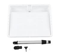 ANKROYU Tabla de Cebo para Barcos, Mesa de Corte de Pesca Ajustable de 460x370 mm con Escala, Superficie Antideslizante para Pesca con Vela, Hecha de PP Duradero y aleación de Alum