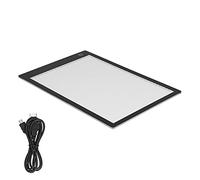 ANKROYU Tablero de Copia LED Tableta gráfica A4 Portátil Ligero Brillo Ajustable Caja de luz alimentada por USB para trazar Dibujo Bocetos Animación Caligrafía Blanco 36x23.8x1cm