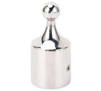 ANKROYU Tapa Superior Bimini de Acero Inoxidable 316 de Grado Marino, Superficie Pulida a Prueba de Herrumbre, Accesorio para el Extremo del Ojo para Barcos, Accesorios para toldos de (25MM)