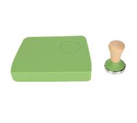 ANKROYU Tapete de manipulación de café profesional con ranura Tapete de silicona premium para preparación de café espresso barista Kit de 207 x 145 x 40 mm a prueba de polvo, resis (Manipulación de