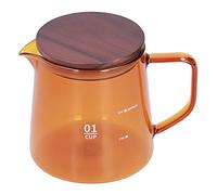 ANKROYU Taza de té de borosilicato Taza de café resistente al calor de vidrio con tapa de 300 ml Durable elegante para la oficina en casa Use marrón azul (Matón)