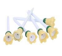 ANKROYU Tees de Golf con Forma de Flor, de plástico, con Soporte para Pelotas, para Entrenamiento de Golf. Duraderos, Ligeros, ecológicos y no tóxicos. 6 Piezas, 83 mm (3,3 Pulgada