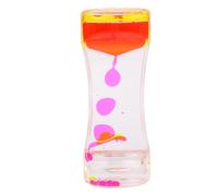 ANKROYU Temporizador de Burbujas de Movimiento líquido, Escritorio Relajante Colorido, Alivio del estrés, Reloj de de Aceite para decoración del hogar de Oficina, ma (Rosa Amarilla)