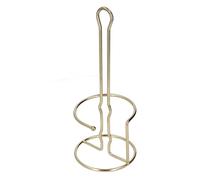 ANKROYU Tissue Reserve Holder, Toilet Paper Holder Stand, Electroplating Bright Vertical Style Gold Iron Toilet Paper Stand for Bathroom