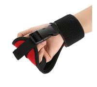 ANKROYU Trazo Férula Para Mano, Férula Para Dedo, Guante Auxiliar De Agarre Trazo, Guante Negro Para Dedo Guantes Fijos Auxiliares Equipo De Entrenamiento De Rehabilitación Puño De Mano(A)