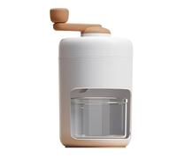ANKROYU Trituradora de hielo multifuncional manual para hacer conos de nieve, portátil, de 500ml de capacidad, para uso doméstico, actividades al aire libre, PP+PS