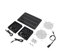 ANKROYU Ventilador de escape con energía solar, ventilador de energía solar eficiente de silicio monocristalino profesional para cobertizo de invernadero, gallinero, garaje, 7 W, 1