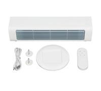 ANKROYU Ventilador de la torre oscilante Ventilador de mesa de escritorio sin cuchillas USB Control remoto recargable de 3 velocidades de enfriamiento tranquilo de pared portátil para la