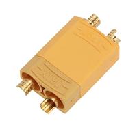 ANKROYU XT90 Conector Enchufe Reutilizable Alta Corriente Macho Hembra Conector de Batería Conjunto para Coches RC Drones Modelos de Aviones Plástico Duradero Material de Cobre Ama